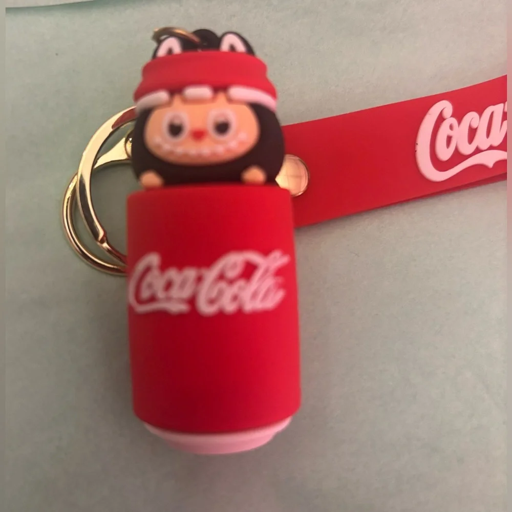 Coca Cola Labubu Collectible Bag Charm
